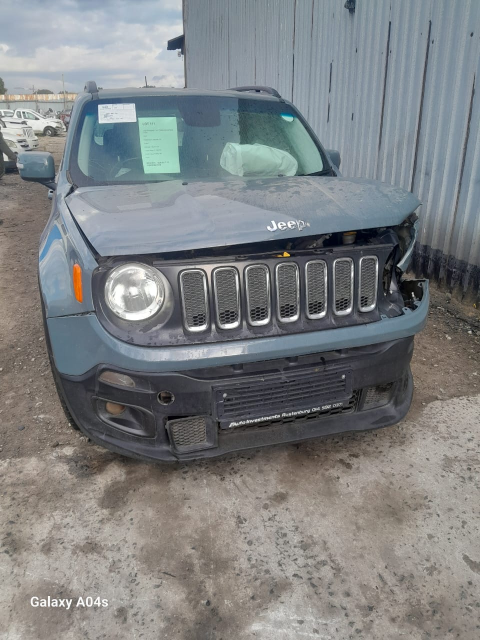 2017 Jeep Renegade donor vehicle